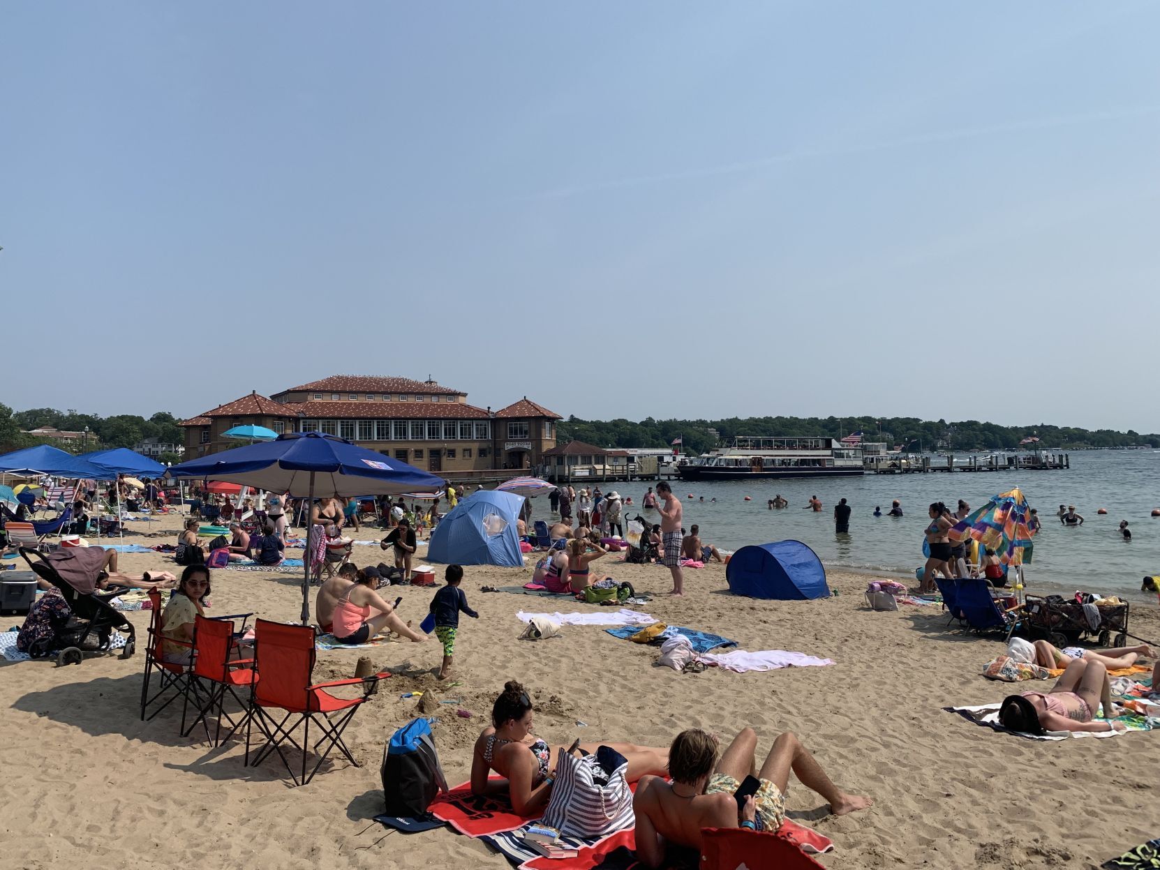 July 3, 2021 at Lake Geneva's Riviera Beach